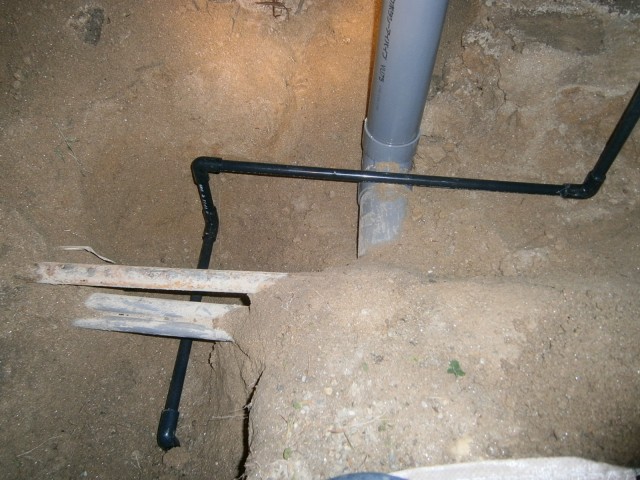 排水、給水管も新しく作り直しました