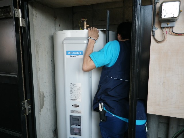 電気温水器取替工事 施工事例 愛知県豊橋市