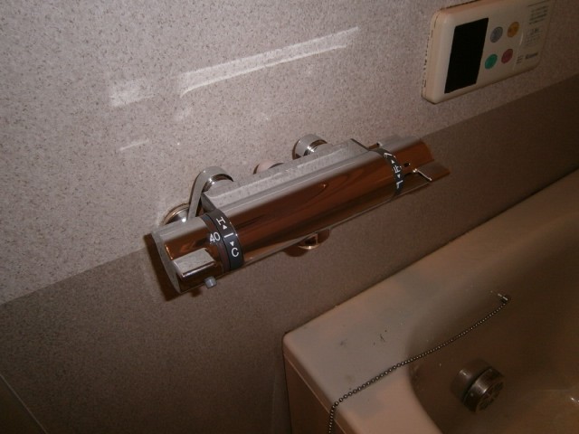 浴室水栓取替工事 施工事例　名古屋市中区