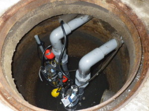 名古屋市名東区 排水ポンプ取替工事　40（50）DWVA6.25SBと40（50）DWVJ6.25SB