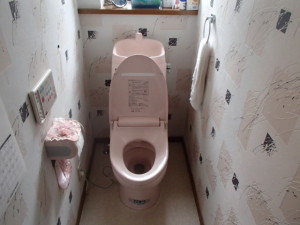 TOTOトイレ取替工事（名古屋市北区）施工前