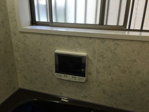 岡崎市　浴室テレビ取替工事　施工事例　施工前