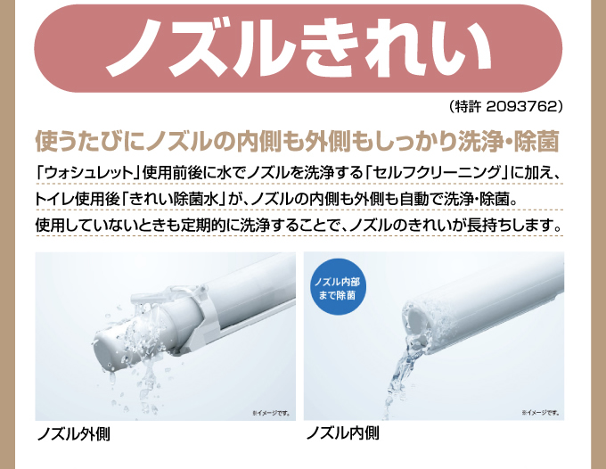 ノズルきれいTOTOネオレスト